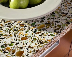 Recycled-glass-countertop