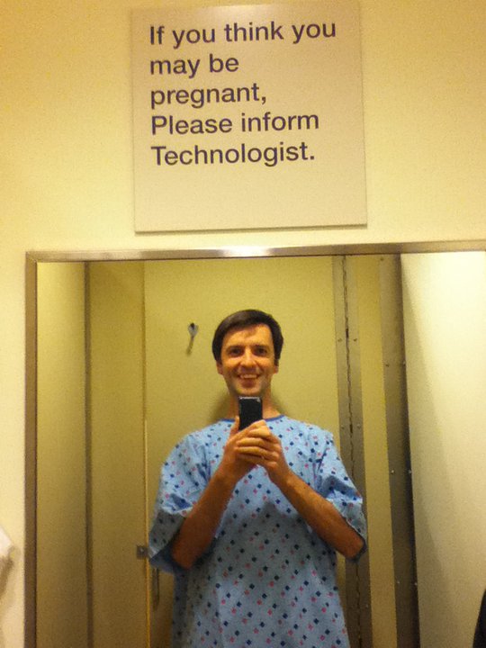 me at gastroenterologist office