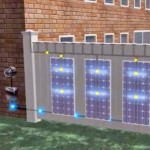An Innovative S.A.F.E. Fencing System With a Solar Panels Built Right Into it